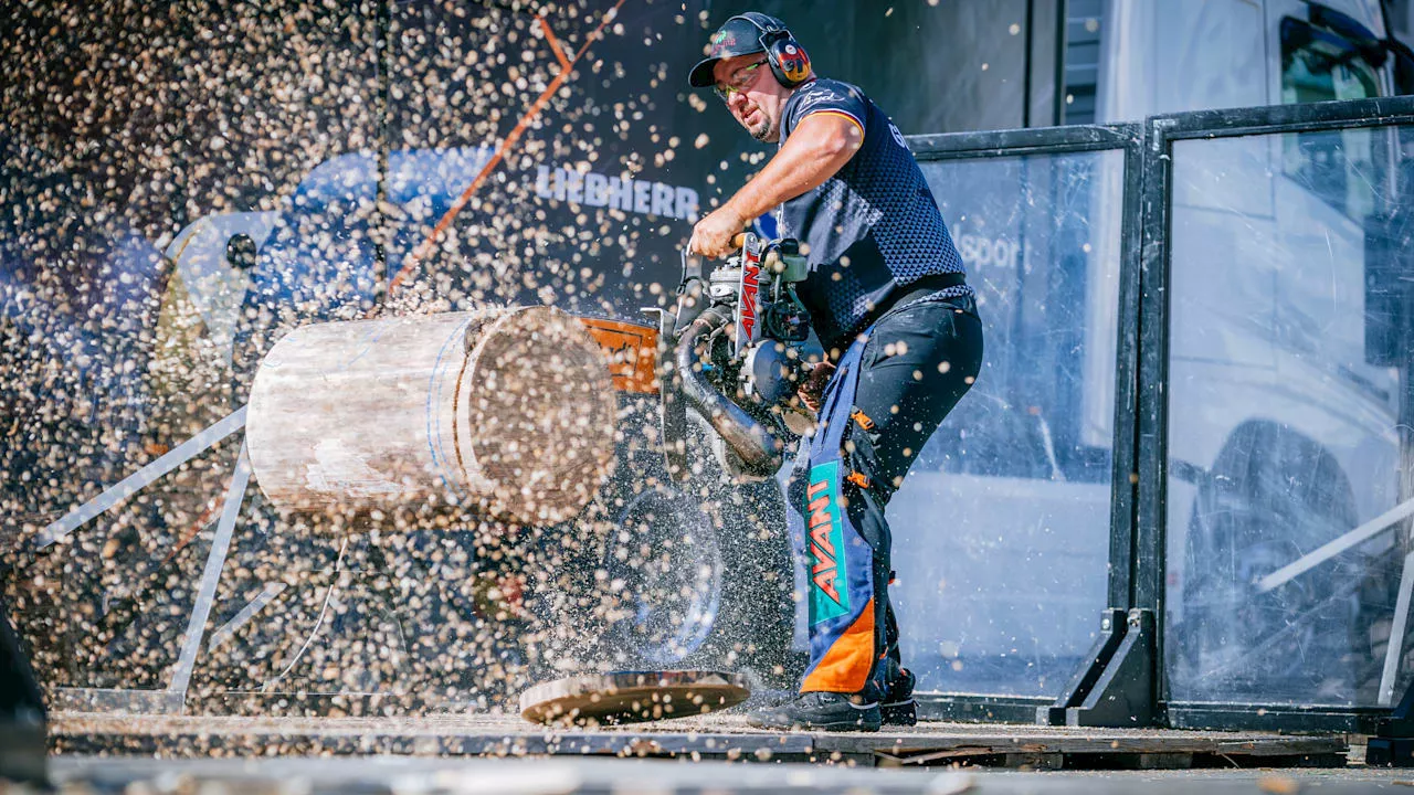 Timbersports WM: Danny sägt alles kurz und klein