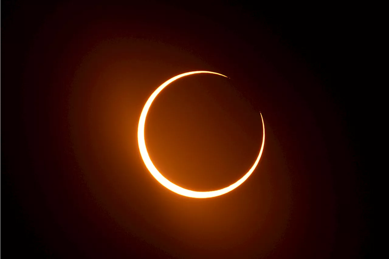 ‘Ring of fire’ eclipse appears over the Americas