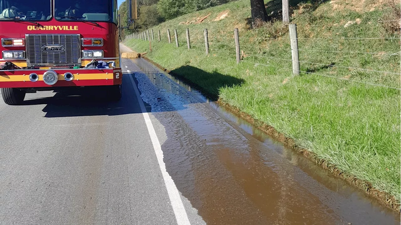 Large manure spill closes Rt. 372, requires hazmat team in Lancaster Co.