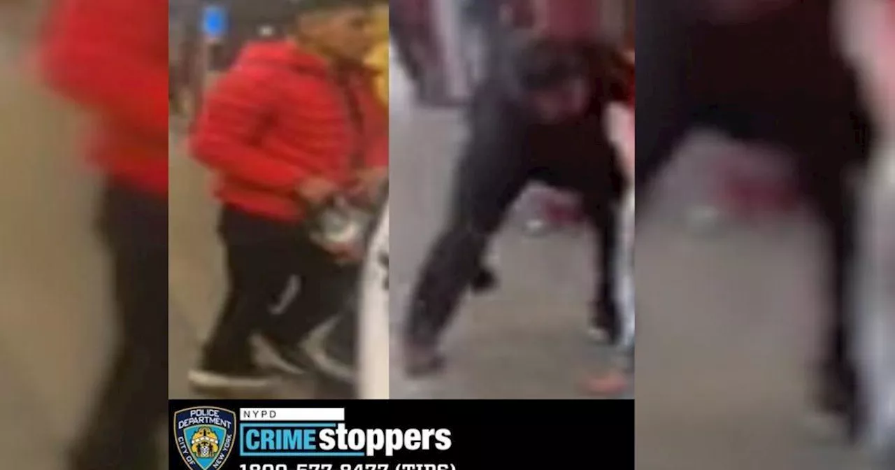 NYPD: Man suffers broken nose after being pushed onto subway tracks in Manhattan, 2 suspects wanted