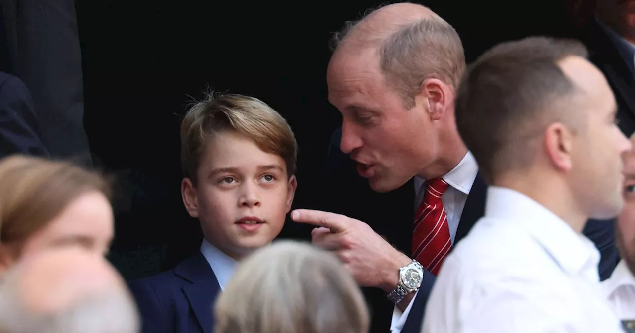 Prince George joins dad William in France to cheer on Wales at Rugby World Cup