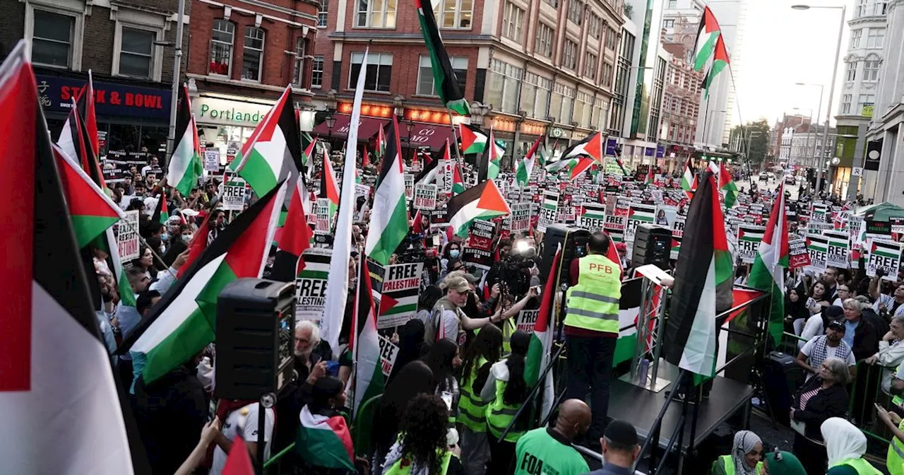 Thousands to march in London pro-Palestinian protest as Gaza expects invasion