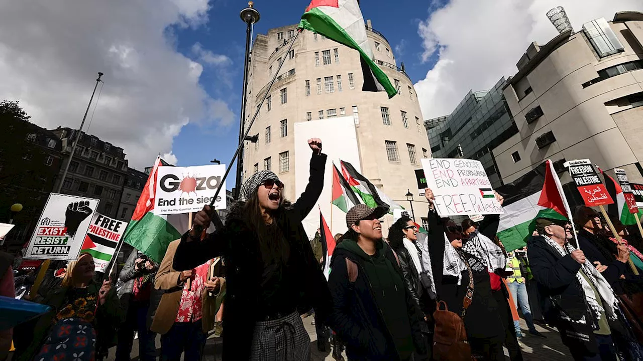 Thousands of pro-Palestine supporters take to the streets of London, Manchester, Liverpool, Bristol...