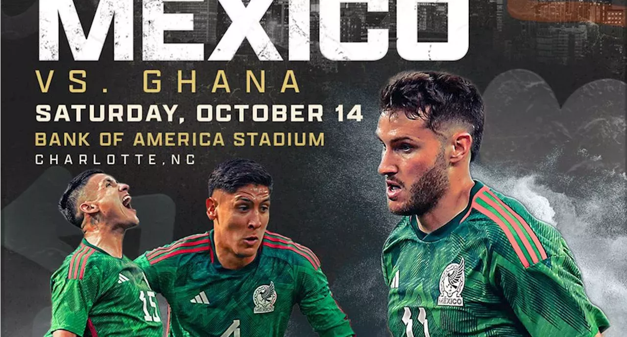 México vs Ghana ¿A qué hora y por dónde ver en vivo el partido amistoso?