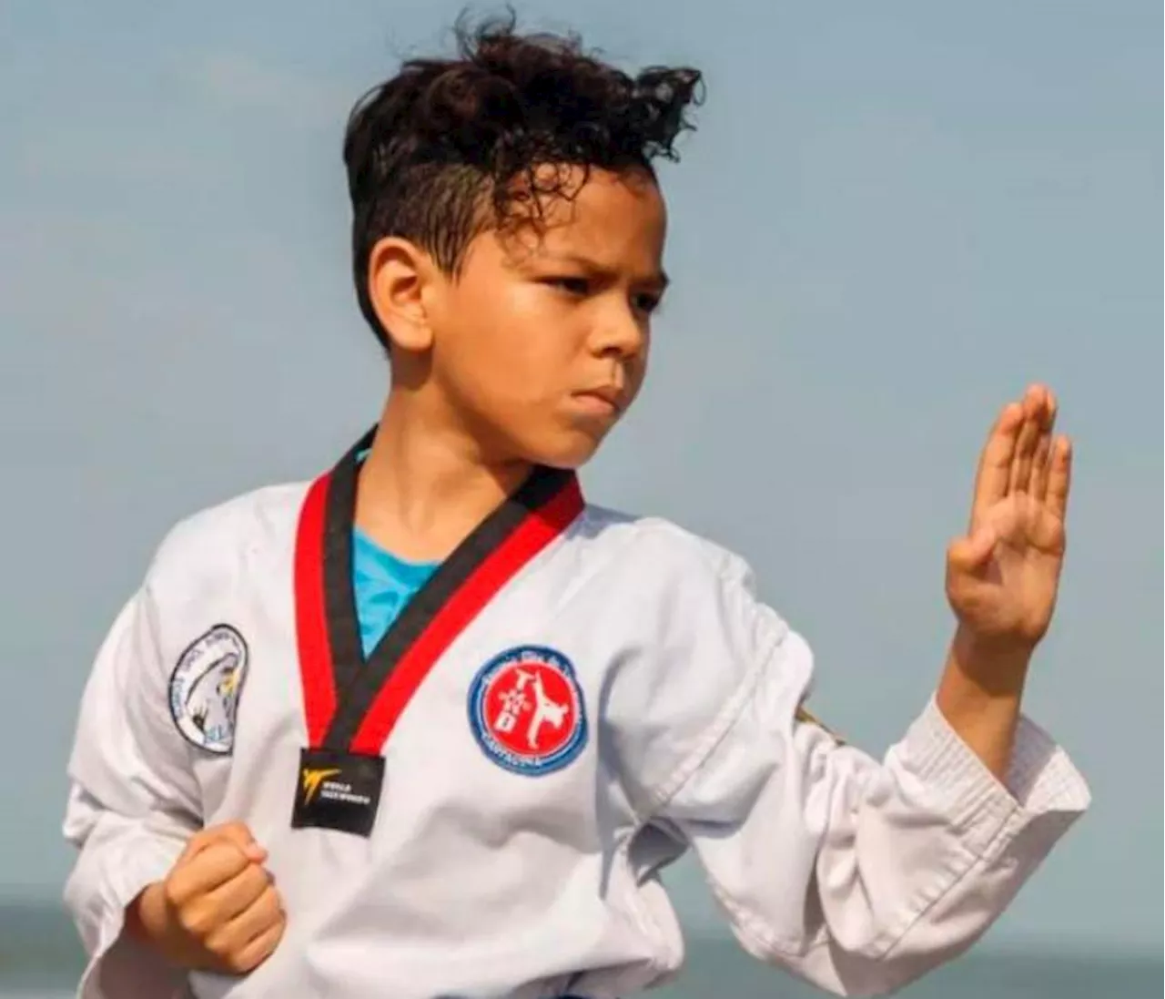 Nicolás Correa Vargas, el niño que se ‘enamoró’ del taekwondo