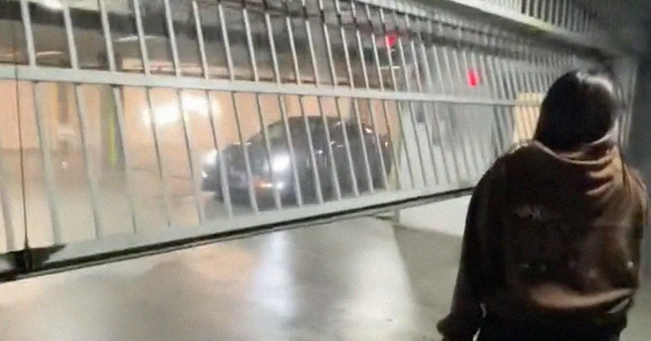 Man Uses 'Smart Summon' to Get Tesla Out of Locked Parking Garage