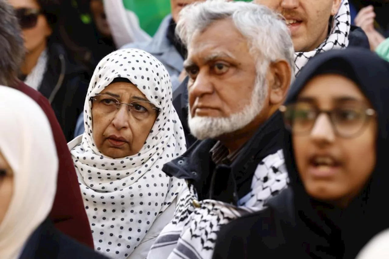 Humza Yousaf’s parents among hundreds at Glasgow pro-Palestine rally