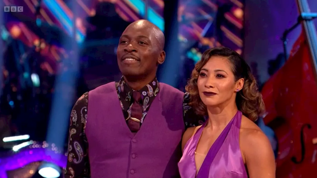 Karen Hauer looks visibly upset on Strictly amid split reports