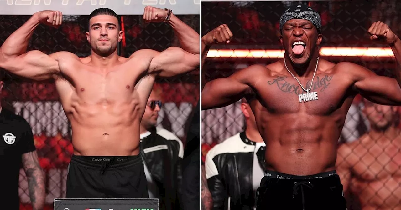 KSI vs Tommy Fury fight predictions including Anthony Joshua and Jake Paul