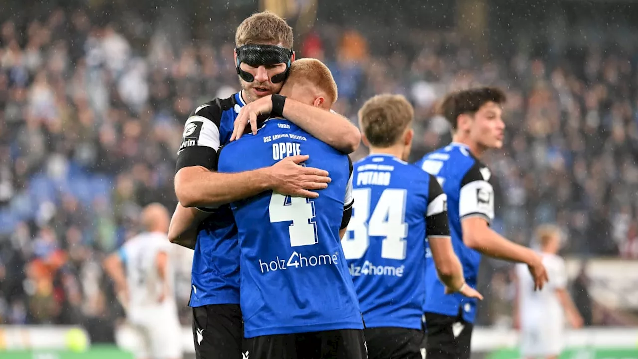 Arminia siegt gegen Mannheim und verlässt die Abstiegsränge