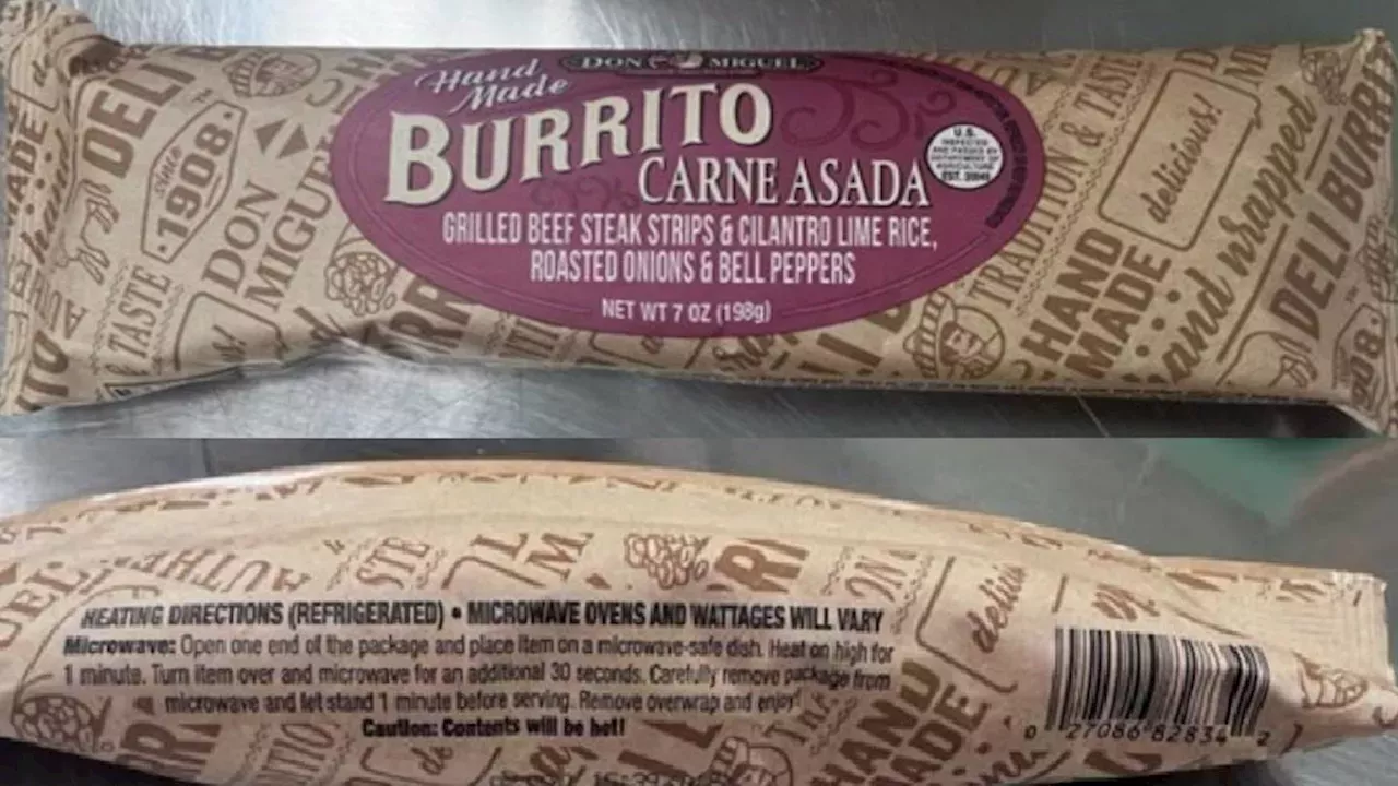 Recall alert: Don Miguel Foods recalls burrito products over listeria