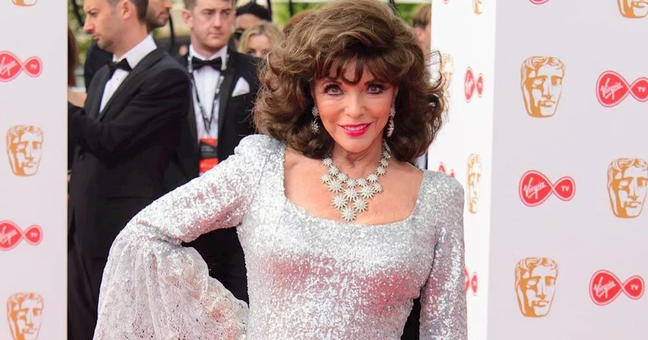 Joan Collins was once kissed so hard by a Dynasty co-star that she ended up bleeding