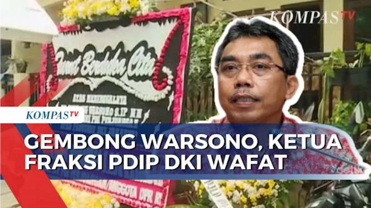 Pj Gubernur DKI, Heru Budi Melayat ke Rumah Duka Almarhum Gembong Warsono