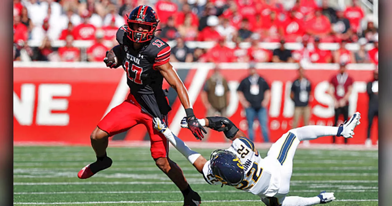 Sione Vaki leads Utah's running game in a 34-14 win over Cal