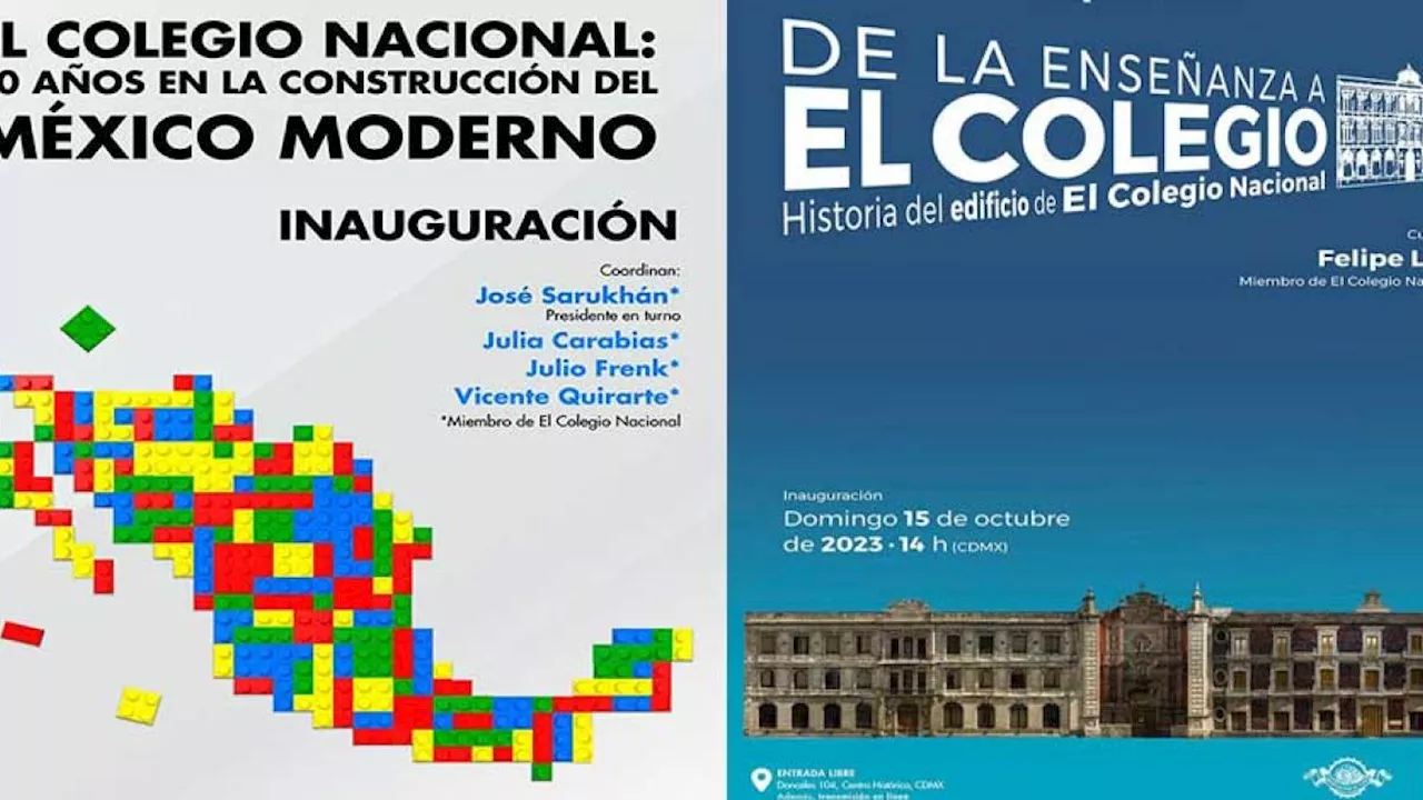 El Colegio Nacional, listo para el VIII Encuentro Libertad por el Saber