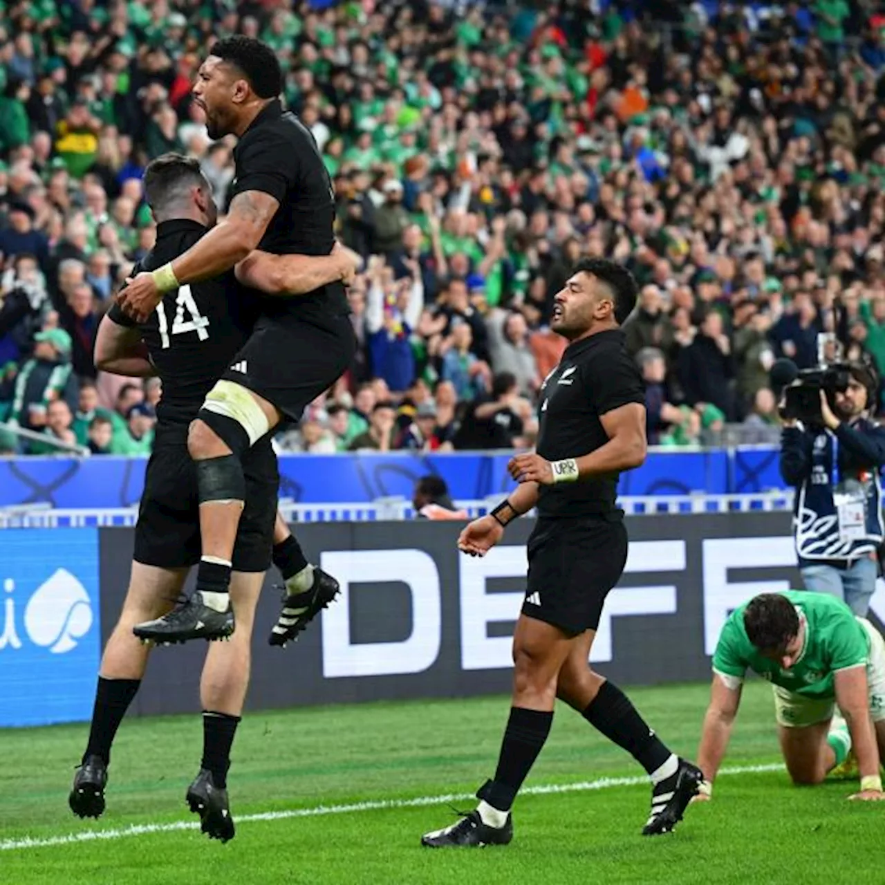 Les All Blacks éternels brisent les rêves de l'Irlande en quarts de finale