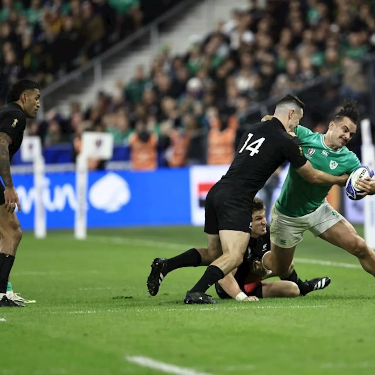 Plus de six minutes, 37 phases de jeu : la folle résistance des All Blacks à la dernière offensive irlandai...