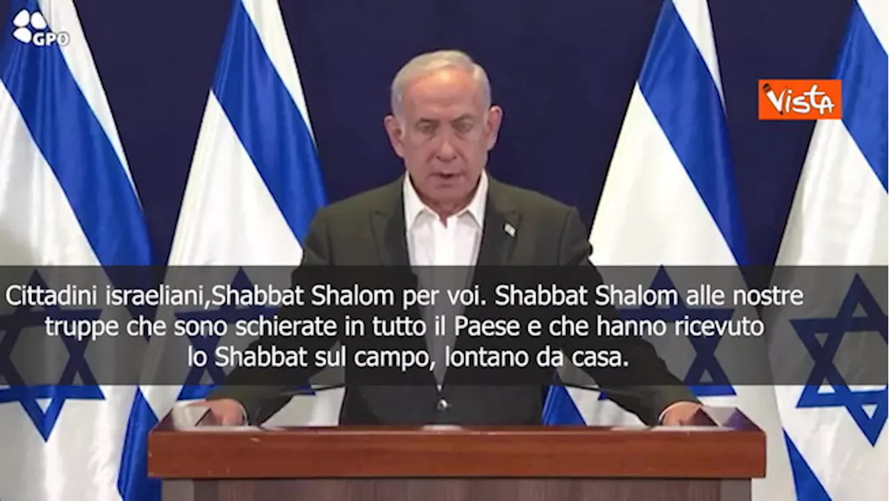 Israele-Hamas, Netanyahu: &#034;Solo l&#039;inizio, i nemici pagheranno&#034;