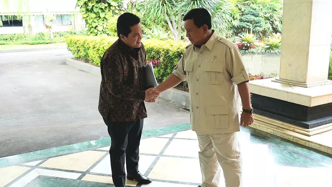 Elektabilitas Tinggi Sebagai Cawapres, Erick Thohir Punya Kans Besar Dampingi Prabowo