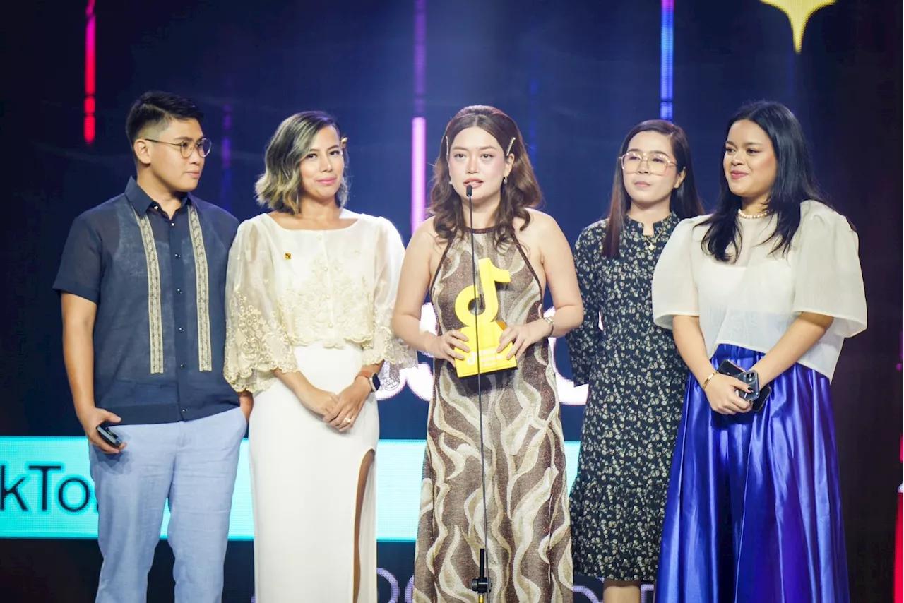 ABS-CBN hailed as Breakthrough Entertainment Partner of the Year at the TikTok Awards Philippines 2023