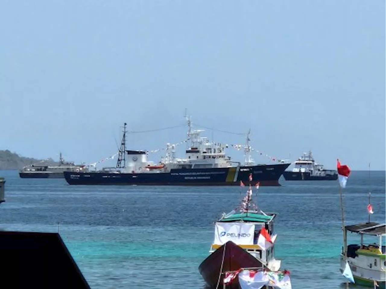 Tiga Kapal Patroli Ditjen PSDKP Ikut Parade Hari Maritim Nasional di Kupang