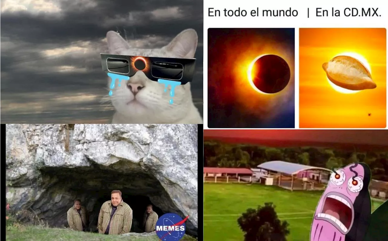 Mejores memes por el Eclipse Solar HOY en México