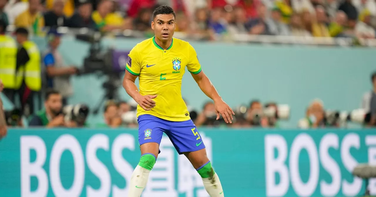 Man United midfielder Casemiro breaks cover after injury scare