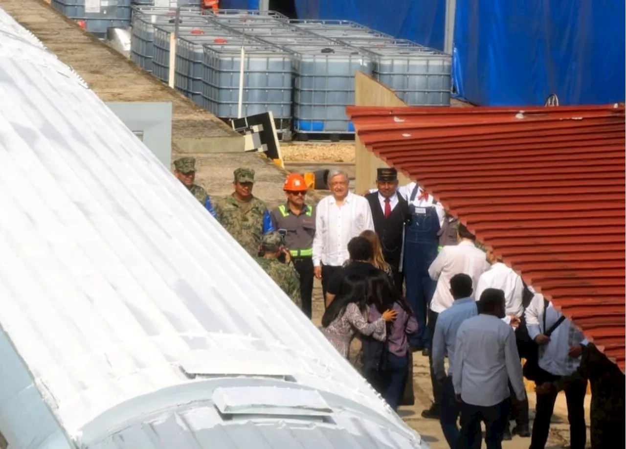 AMLO realiza segundo recorrido del Tren Interoceánico desde Coatzacoalcos, Veracruz