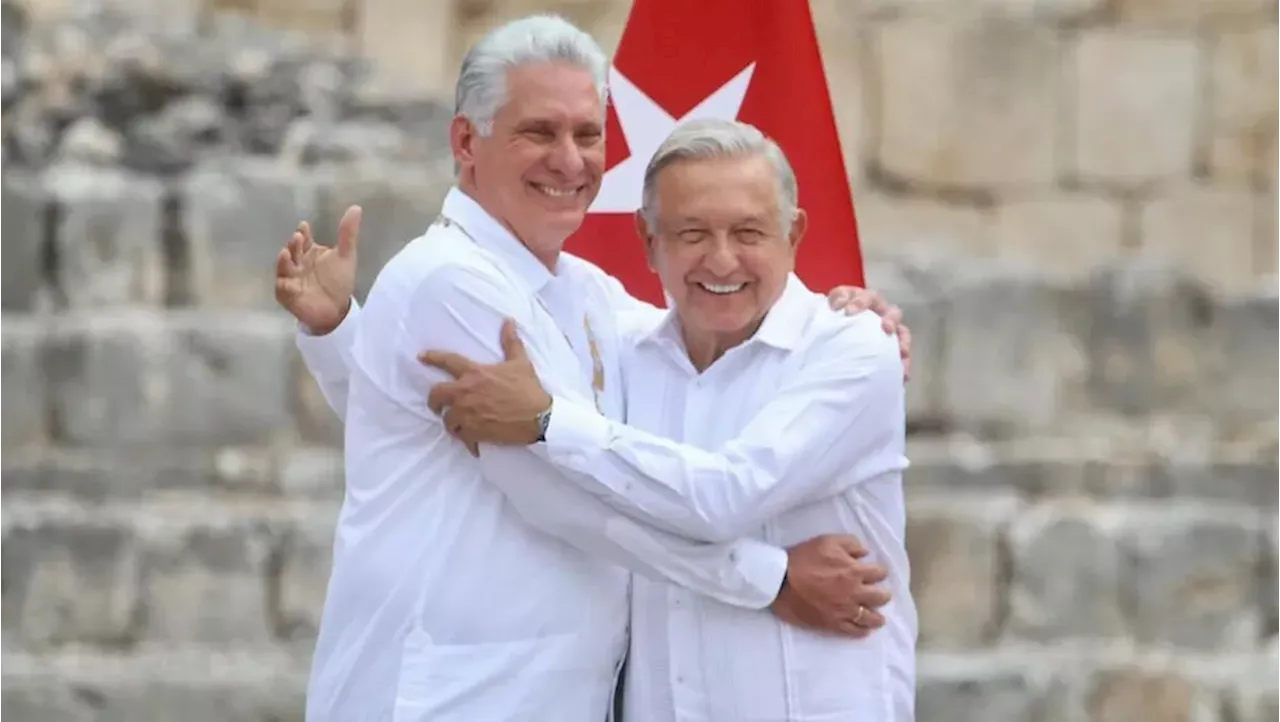 Miguel Díaz-Canel agradece a AMLO por apoyo a Cuba ante bloqueo de EU