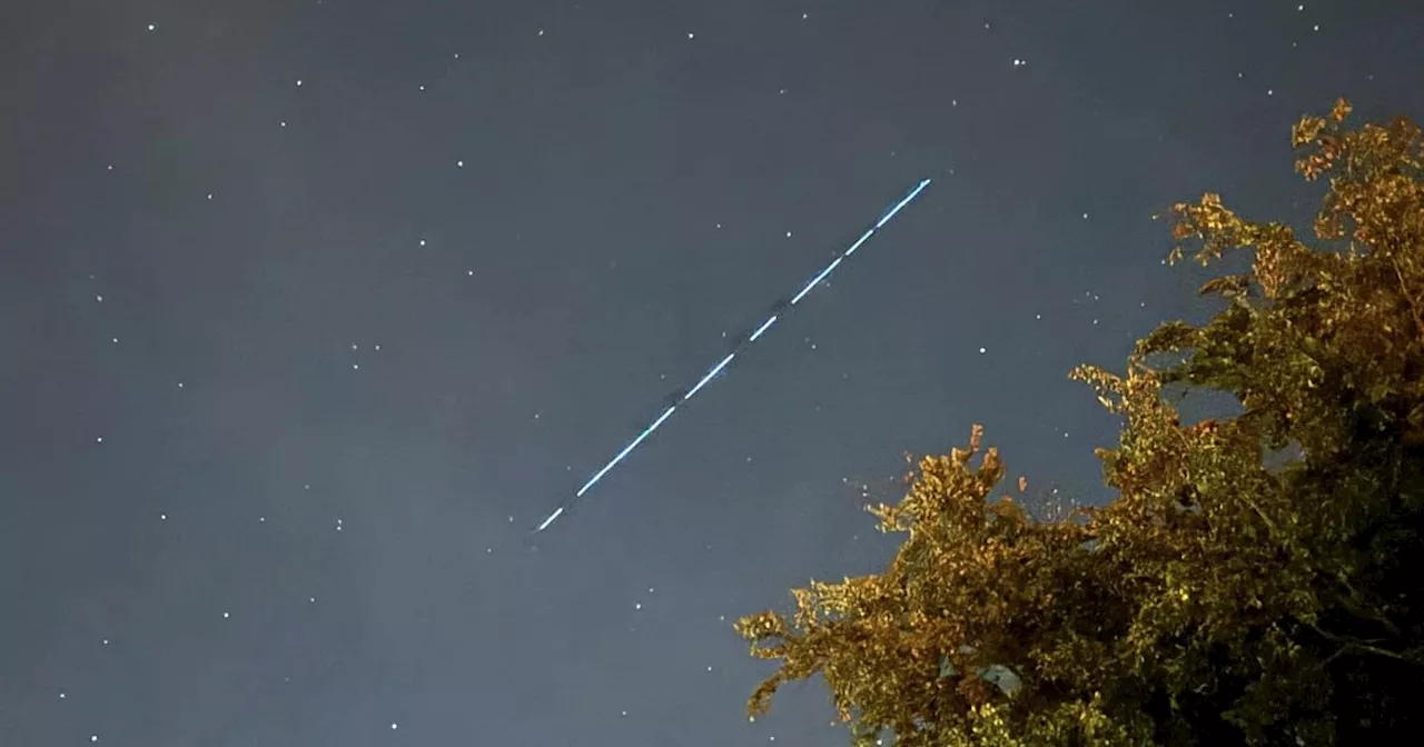 Perlenkette: Was die Lichter am Himmel über dem Kreis Herford bedeutet