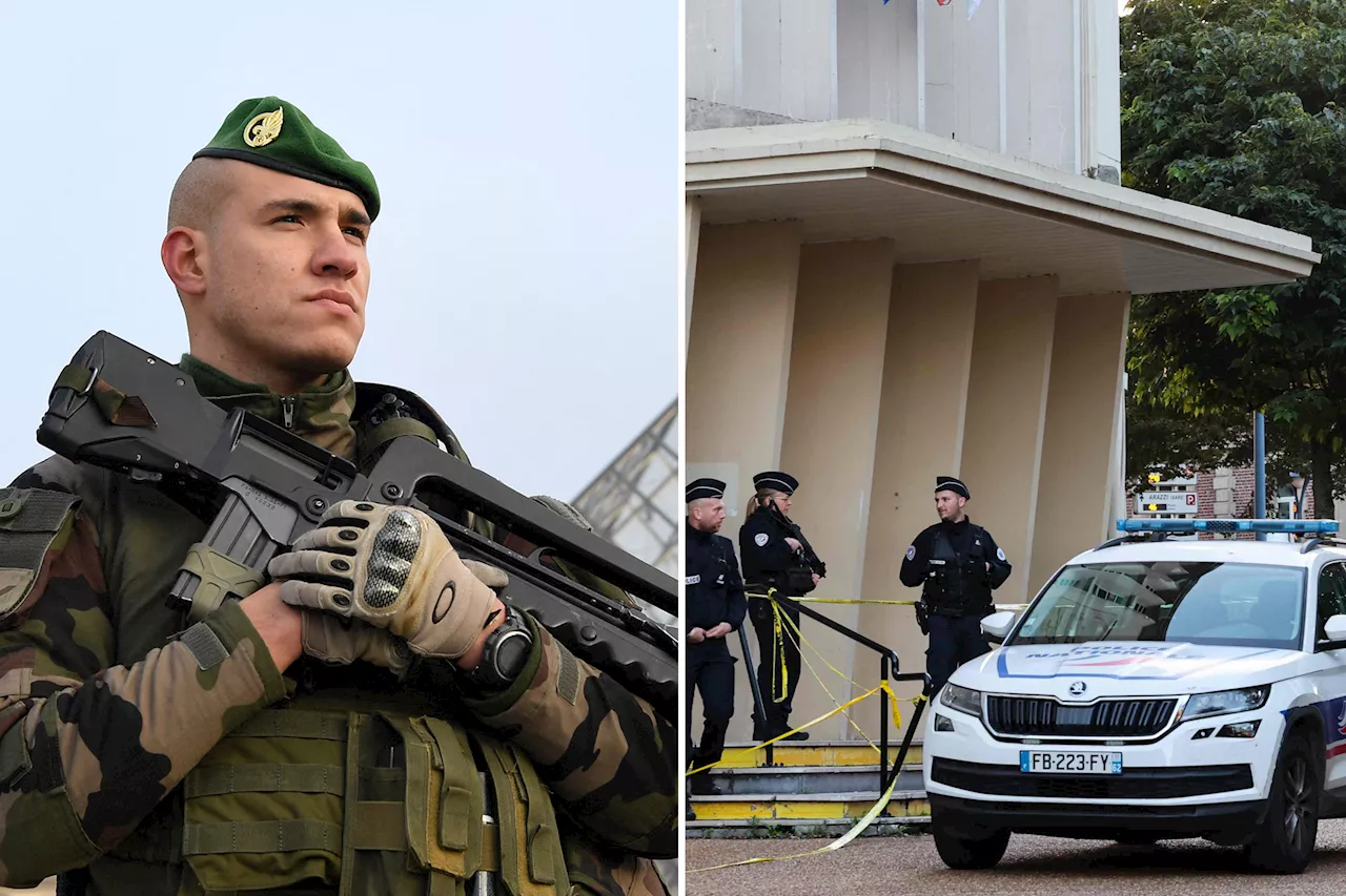 France deploys 7,000 troops after The Louvre, Versailles get bomb threats, teacher stabbed in 'Islamist terror'