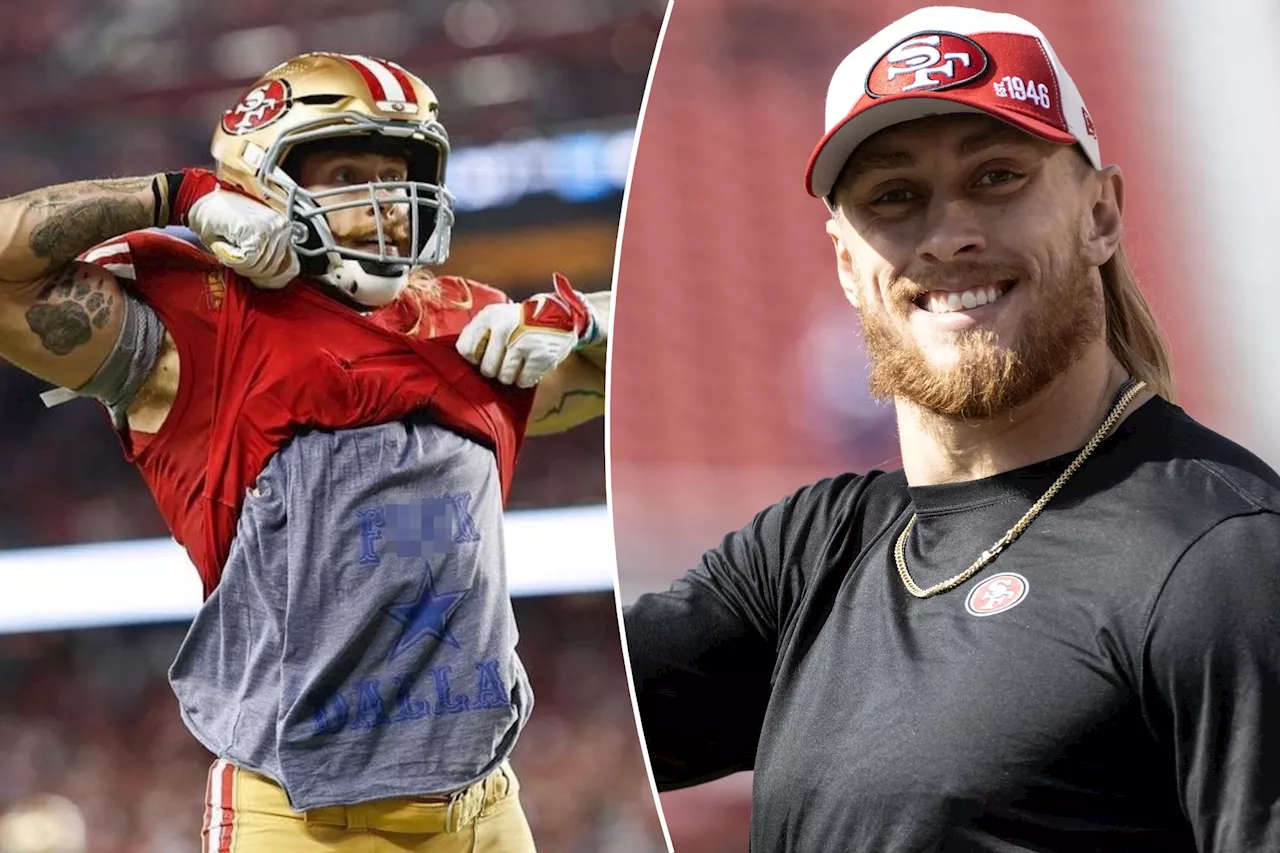 George Kittle fined over $13,000 for trolling Cowboys with 'F--k Dallas' shirt