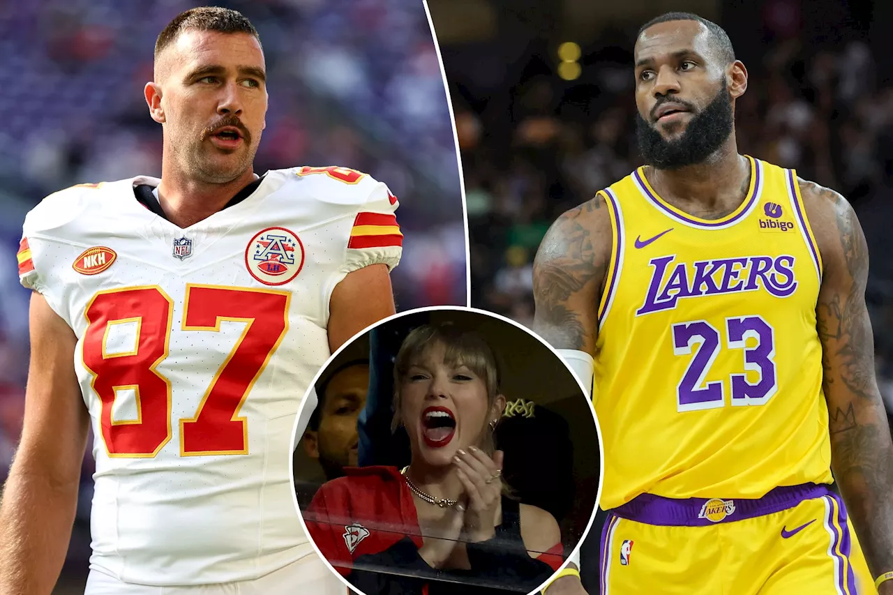 LeBron James dubs Travis Kelce new king of Ohio amid Taylor Swift romance