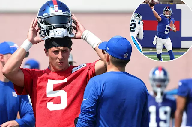 Tommy DeVito set for first taste of Giants’ active roster with Daniel Jones out