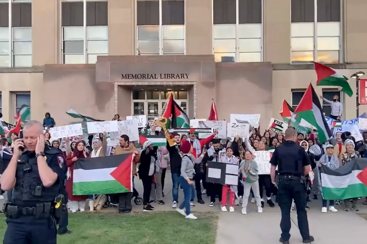 University of Wisconsin won't condemn pro-Hamas protesters chanting 'glory to the murders'