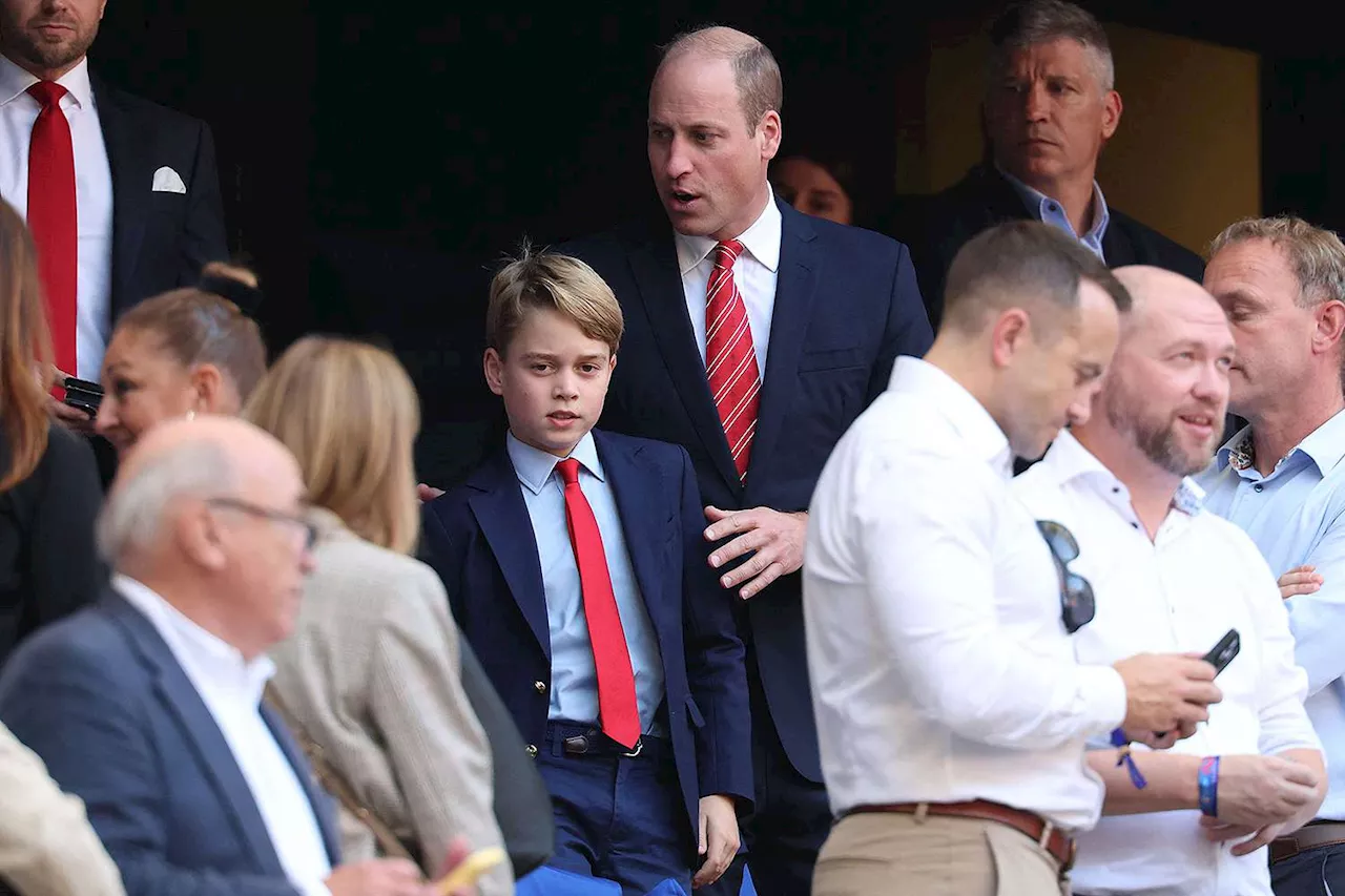 Prince William Travels to France to Support Wales in Rugby World Cup — and Is Joined by Prince George!