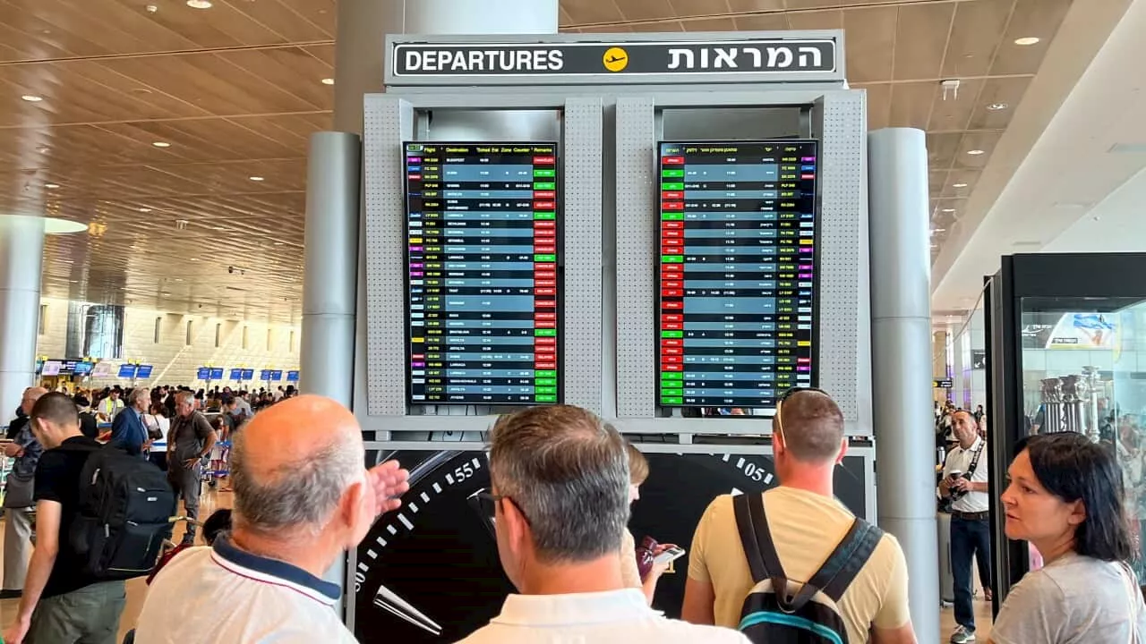 Repatriation flights from Israel cancelled due to 'challenging' situation