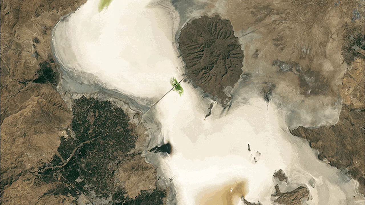 Unexpected Desolation: Largest Lake in the Middle East Shrivels Into Salt Flat