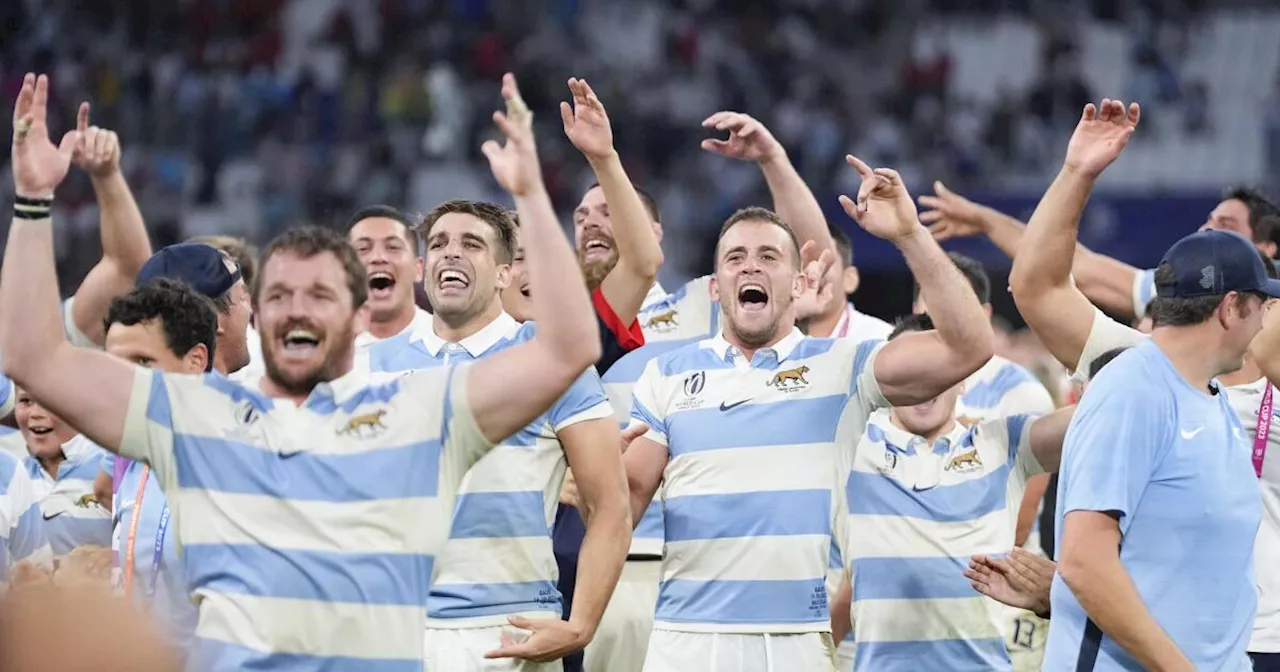 Argentina regresa a las semifinales del Mundial de Rugby; remonta para vencer a Gales 29-17