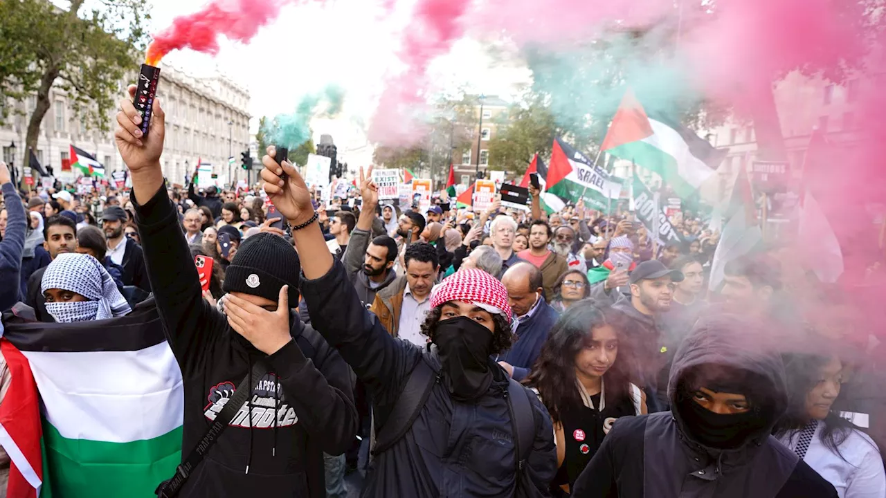 London protest: Thousands attend pro-Palestinian march amid escalating Israel-Hamas war