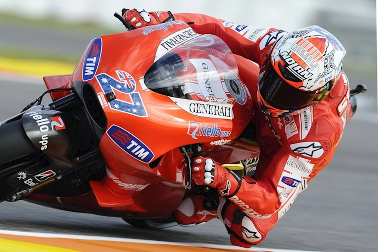 Casey Stoner: In vier Tagen erstmals auf der Ducati