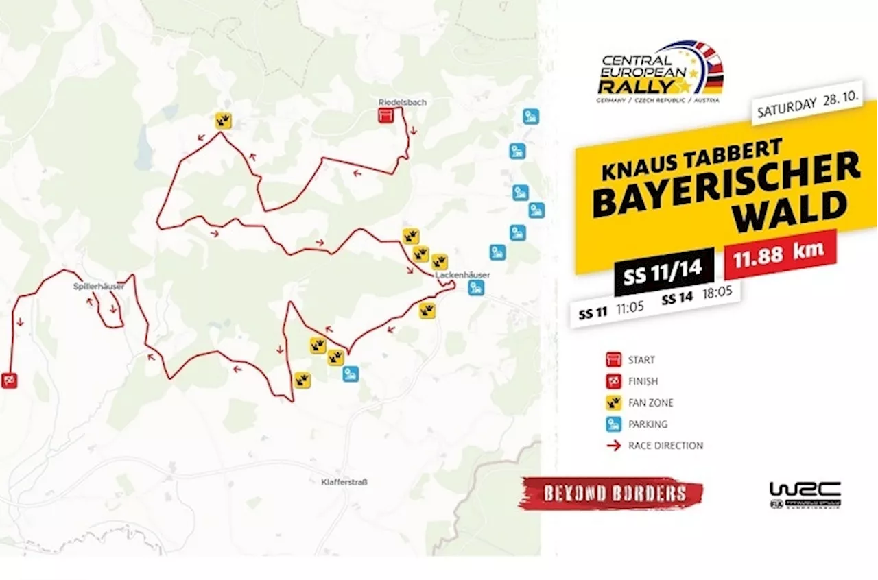 Online: Karten der Zentral Europa Rallye online