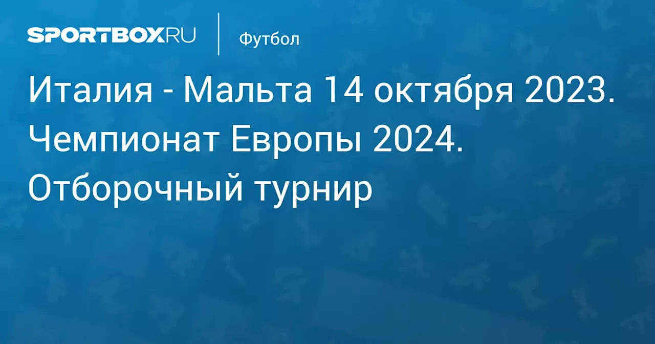 - Мальта 14 октября. Чемпионат Европы 2024. Отборочный турнир. Протокол матча