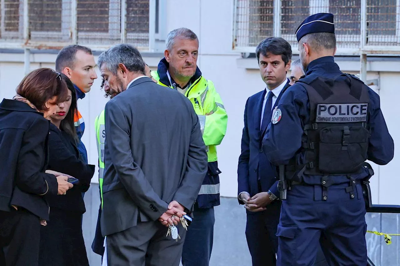 Attaque à Arras : dix personnes placées en garde à vue, Gabriel Attal est arrivé sur place