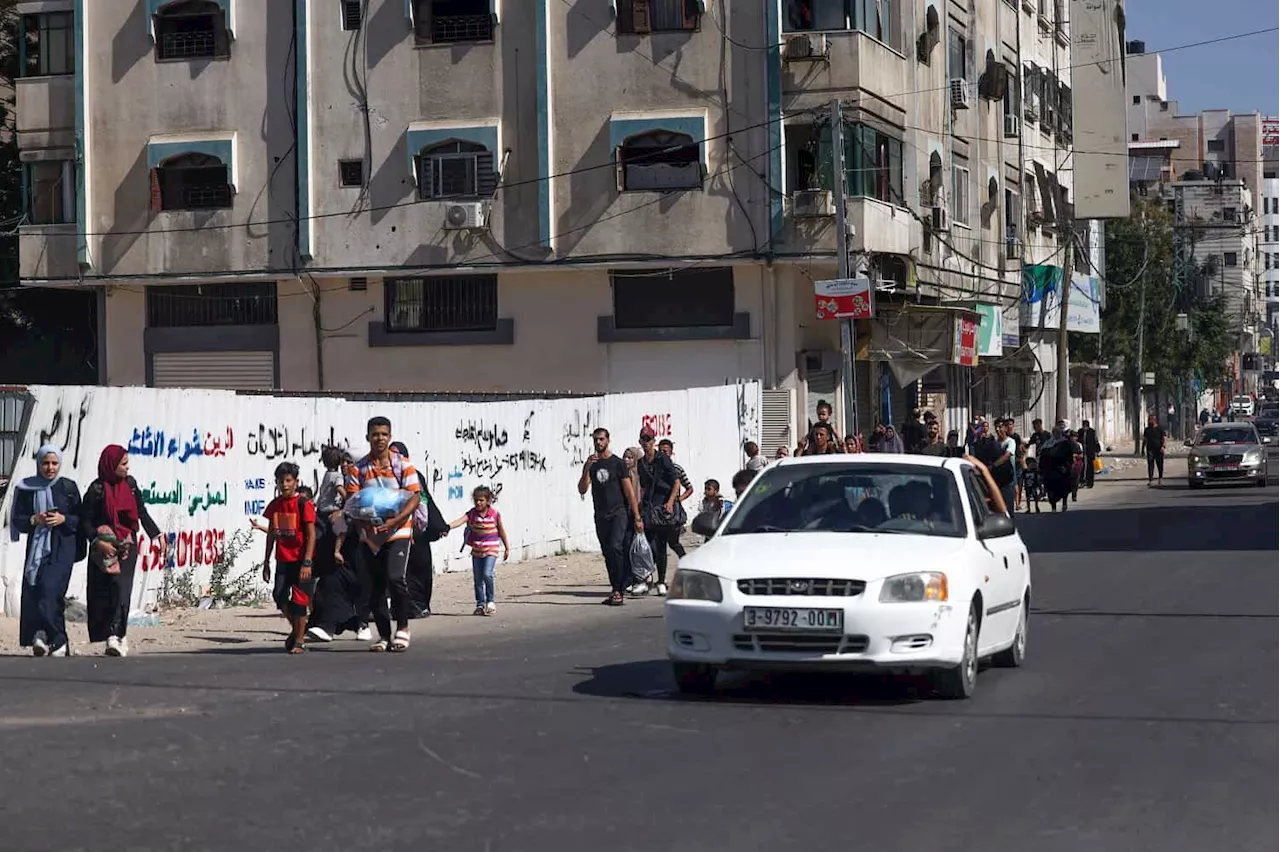 Thousands flee north Gaza after Israel evacuation warning