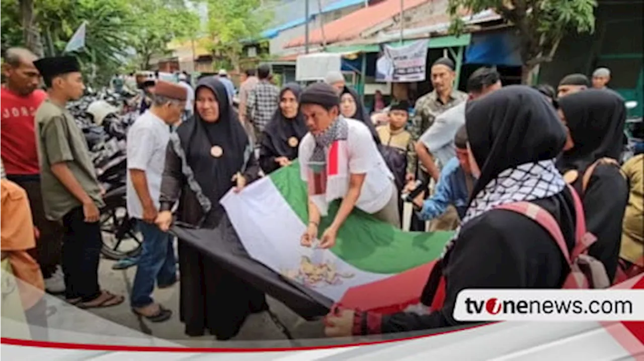 Jemaah Masjid Jami' Belawan Galang Dana dan Doa Bersama untuk Palestina