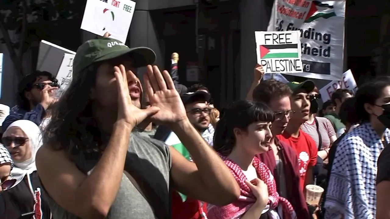 'End the bloodshed': Thousands take to San Francisco streets, rallying in support of Palestinians