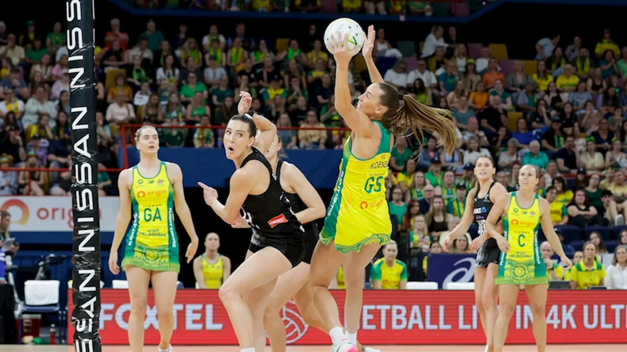 Australia beats New Zealand 55-46 in Brisbane to take 2-0 lead in Constellation Cup series