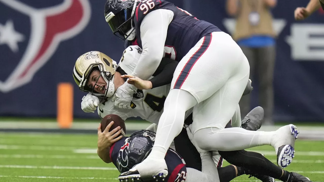 Derek Carr, New Orleans Saints lament missed chances in 20-13 loss to Houston Texans