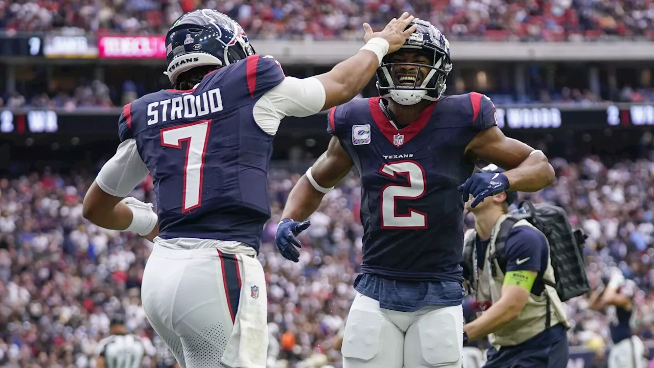 Stroud throws 2 TD pass, defense makes late stops to lead Texans over Saints 20-13